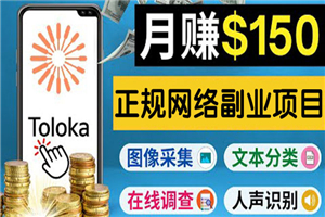 正规网络副业赚钱平台Toloka，利用业余时间月赚150美元-小栈资源网