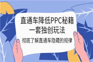 直通车降低PPC秘籍，一套独创玩法：彻底了解直通车隐藏的规律-小栈资源网