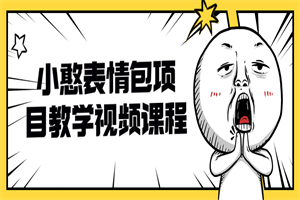 小憨表情包项目教学视频课程-小栈资源网