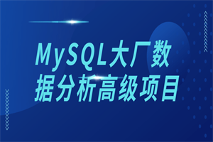 MySQL大厂数据分析高级项目-小栈资源网