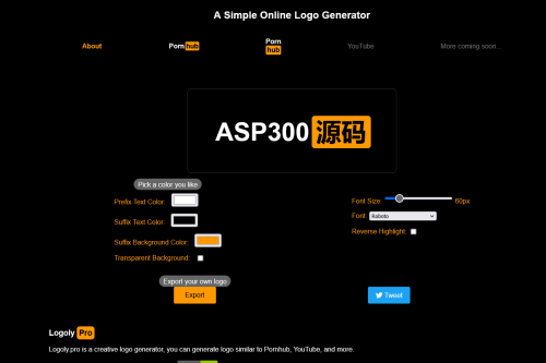 P站风格图片生成源码(P站风格logo生成)-小栈资源网