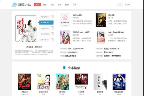 狂雨小说系统带全部插件 真正可以运营的小说站点系统源码-小栈资源网