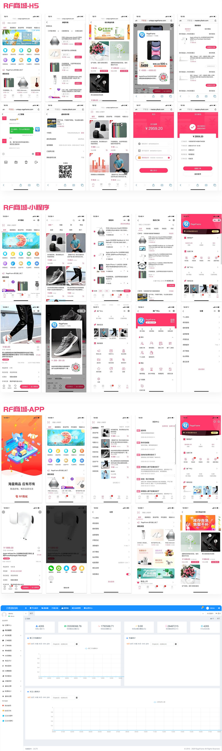 全开源的基础商城销售功能的开源微商城-小栈资源网