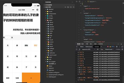 家庭亲戚关系计算器微信小程序源码-小栈资源网