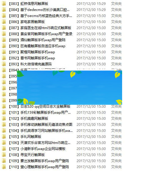 图片[3]-110套HTML5手机网站模板打包下载_源码下载-小栈资源网