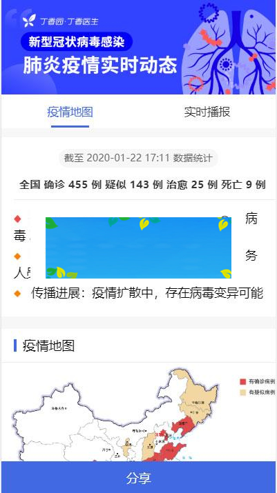 图片[1]-全国新型冠状病毒肺炎(2019-nCoV)疫情实时分布图HTML源码_源码下载-小栈资源网
