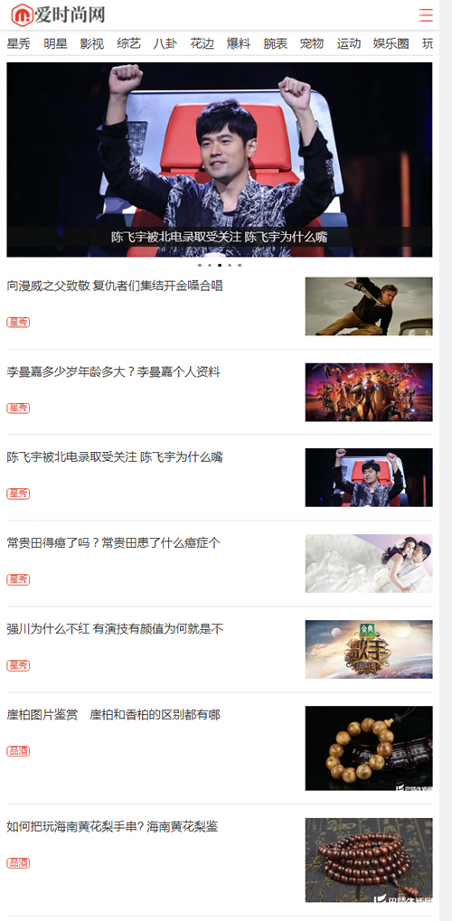 图片[3]-娱乐新闻资讯类网站源码 时尚新闻资讯类网站织梦模板 (带手机版数据同步)-小栈资源网