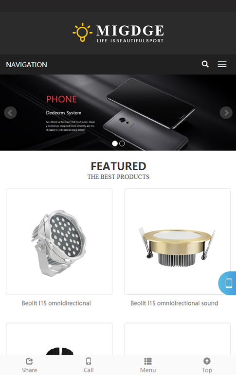 图片[3]-（自适应手机版）响应式灯具网站源码 灯饰产品英文外贸织梦模板-小栈资源网