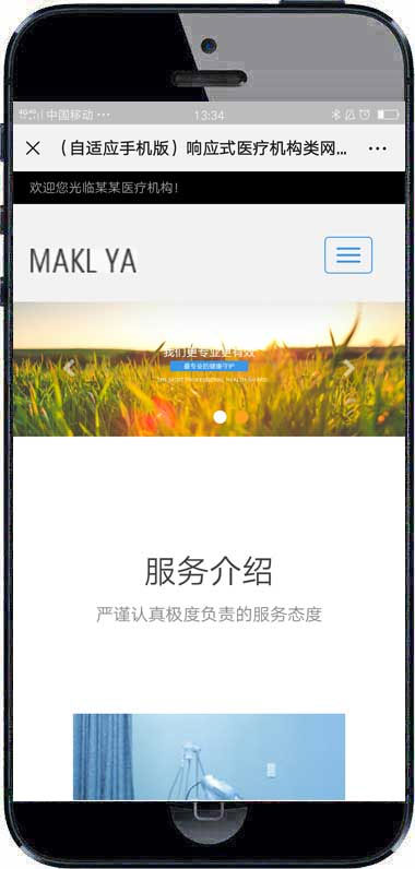 图片[2]-(自适应手机移动端)响应式健康医疗机构网站源码 织梦dedecms网站模板-小栈资源网