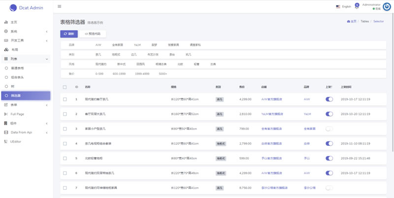 图片[2]-Dcat Admin后台构建工具 v1.7.3-小栈资源网