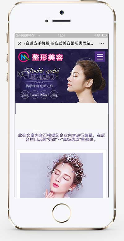 图片[2]-响应式医疗美容整形医院网站模板(自适应手机移动端)-小栈资源网