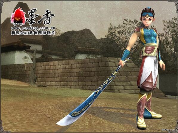 图片[1]-玄幻武侠3D版网络游戏：墨香online全套游戏源码资源-小栈资源网