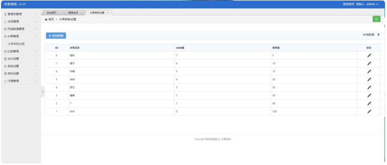 图片[2]-【亲测完美】Linux版H5水果机老虎机开奖下级完美修复源码对接免公众号接口+免签支付-小栈资源网