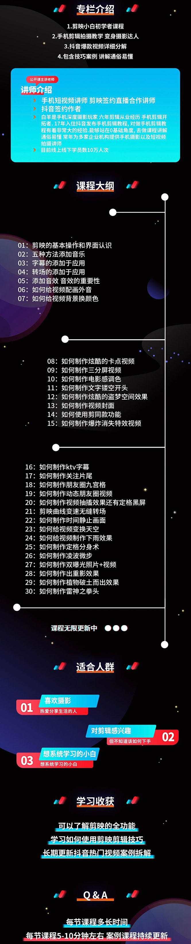 图片[1]-剪映剪辑技巧，轻松用手机剪出大片，多学一门技能，涨粉赚钱两不误-小栈资源网