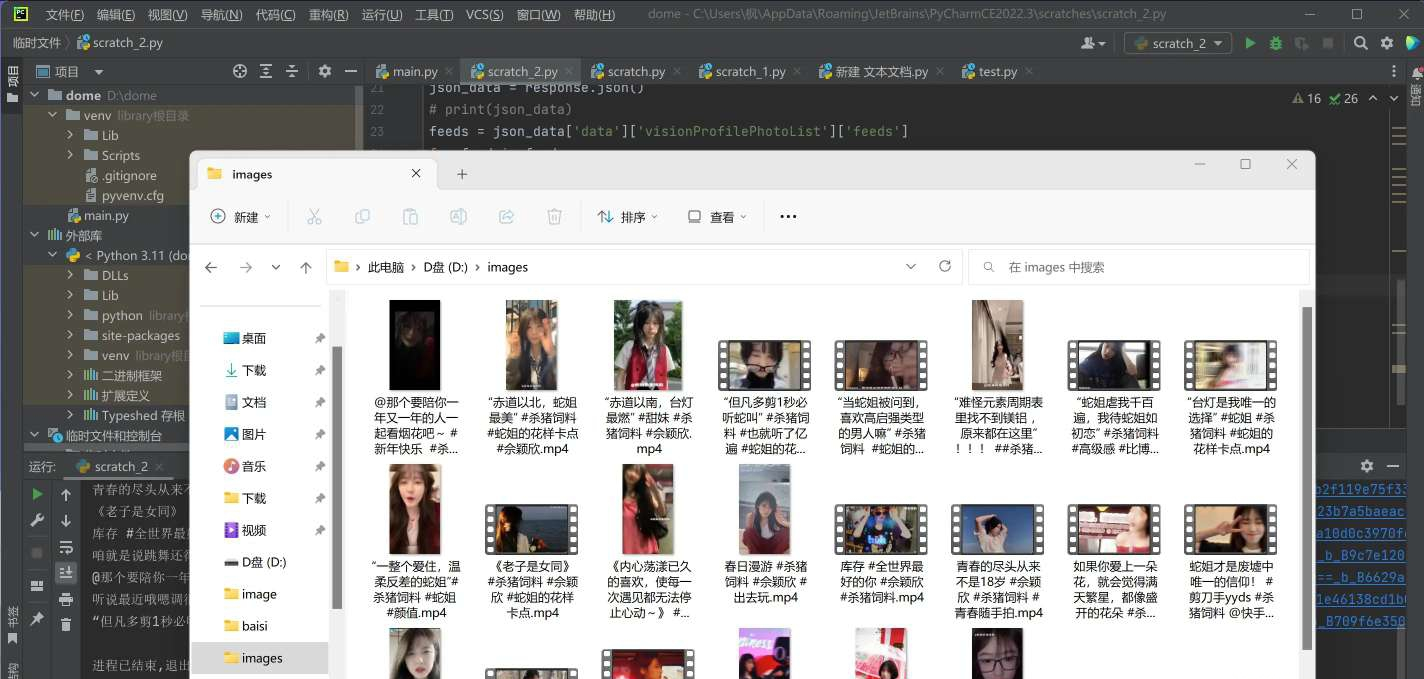 图片[1]-python批量爬取快手主页视频代码-小栈资源网