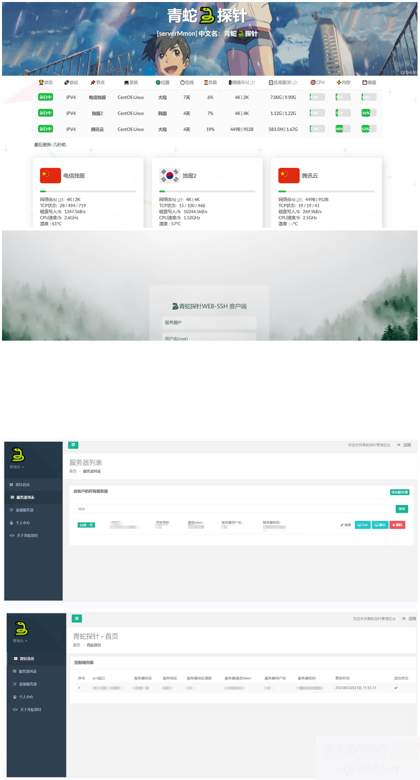 图片[1]-多服务器云探针源码(服务器云监控)-小栈资源网