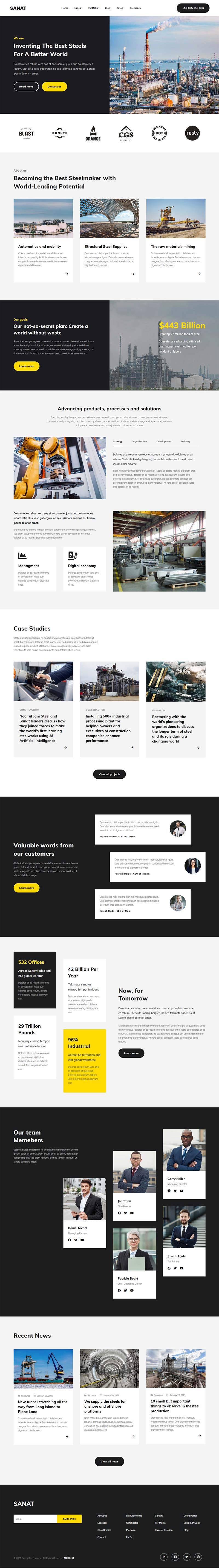 图片[1]-简洁的重工业集团企业官网html5模板-小栈资源网