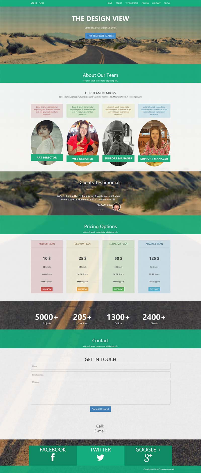 图片[1]-绿色企业邮箱销售单页面网站HTML5模板-小栈资源网