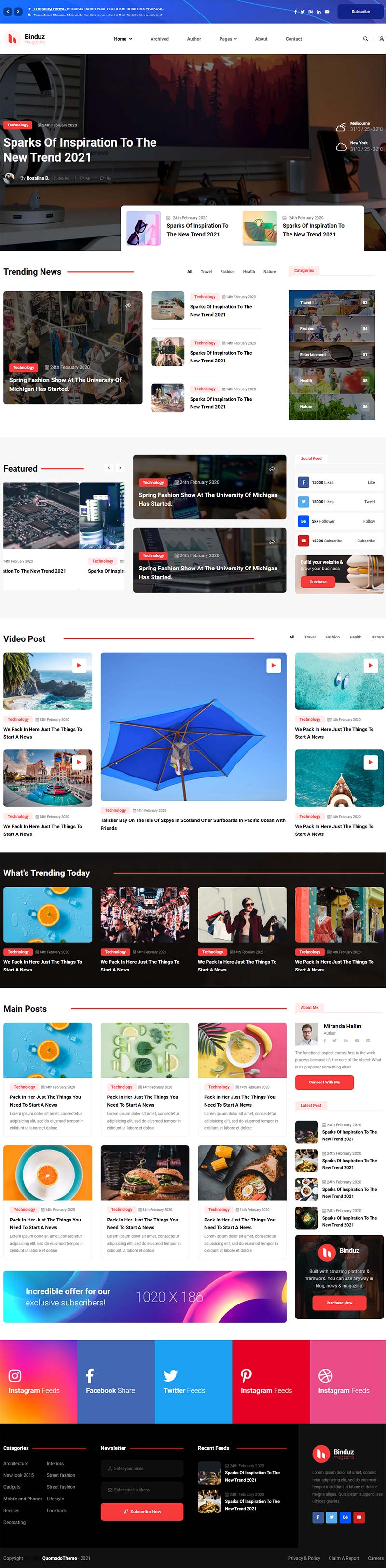 图片[1]-多用途的行业资讯博客网页模板-小栈资源网