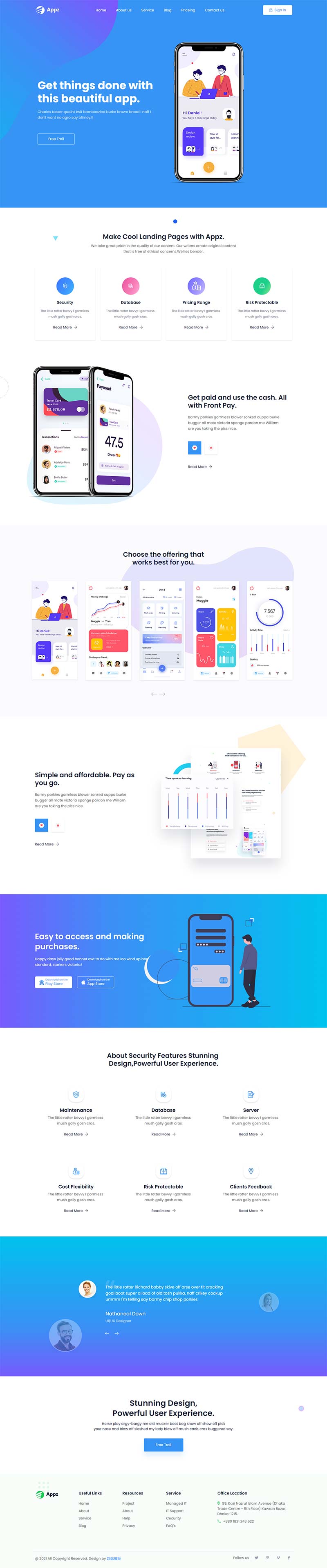 图片[1]-手机app应用软件官网HTML5模板-小栈资源网
