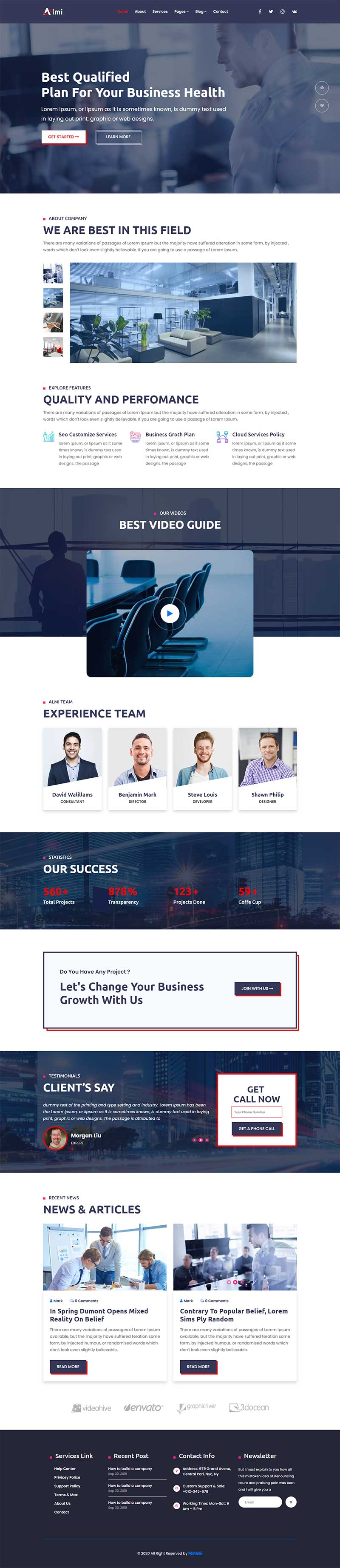 图片[1]-商务咨询管理公司HTML5模板-小栈资源网