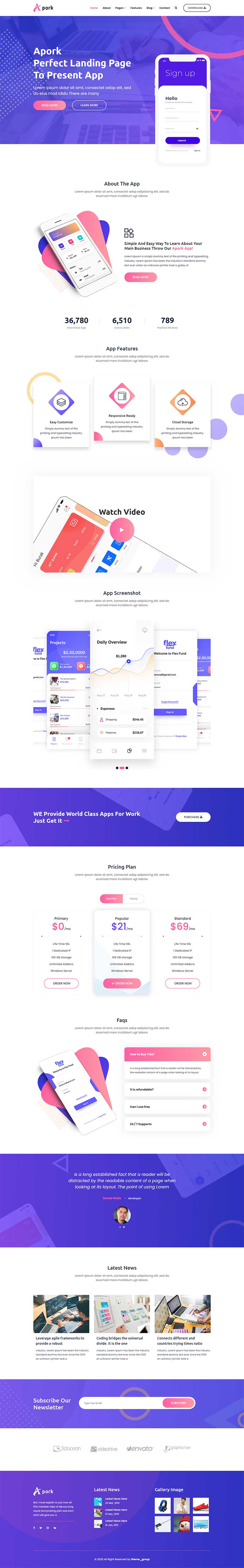 图片[1]-企业app应用软件官网html5模板-小栈资源网
