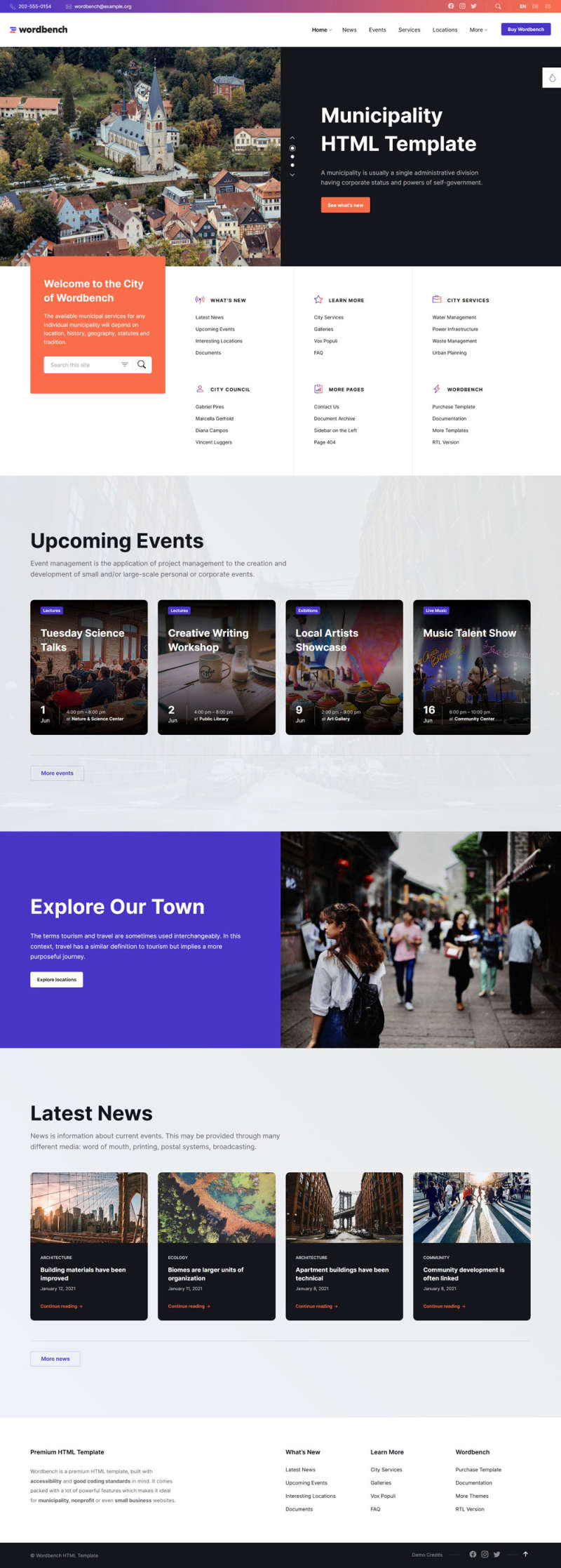 图片[1]-本地生活社区类网页模板-小栈资源网