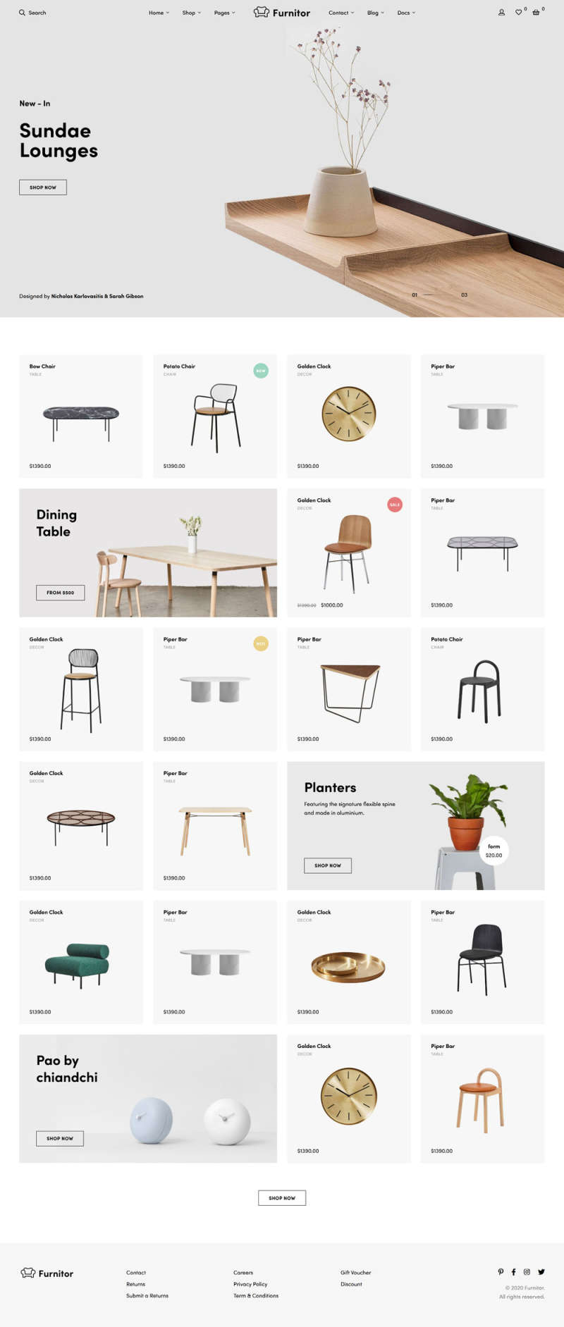 图片[1]-简约的家具商店HTML响应式模板-小栈资源网