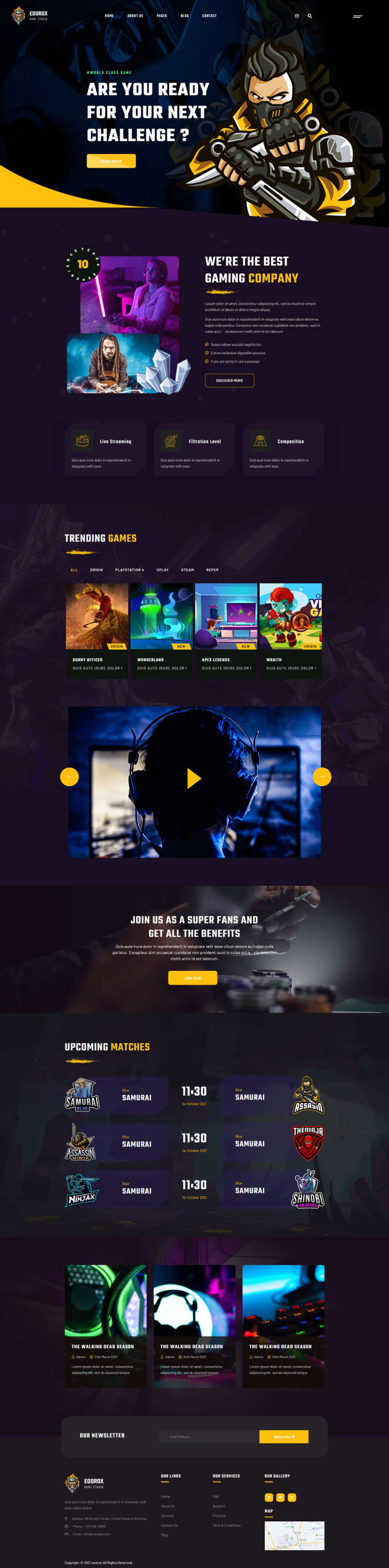 图片[1]-电子竞技游戏行业html5网站模板-小栈资源网