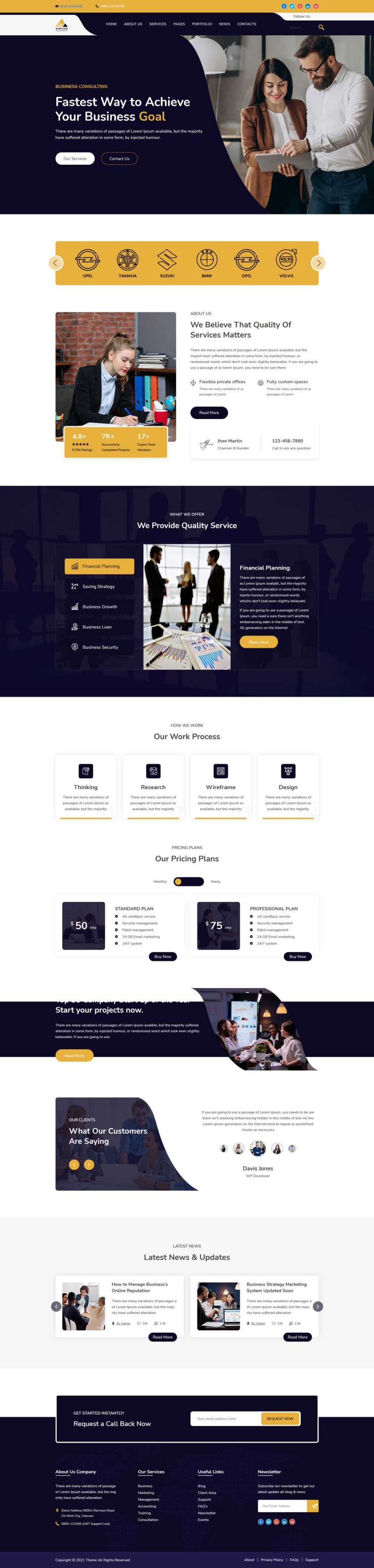 图片[1]-商业方案解决公司网站HTML模板-小栈资源网