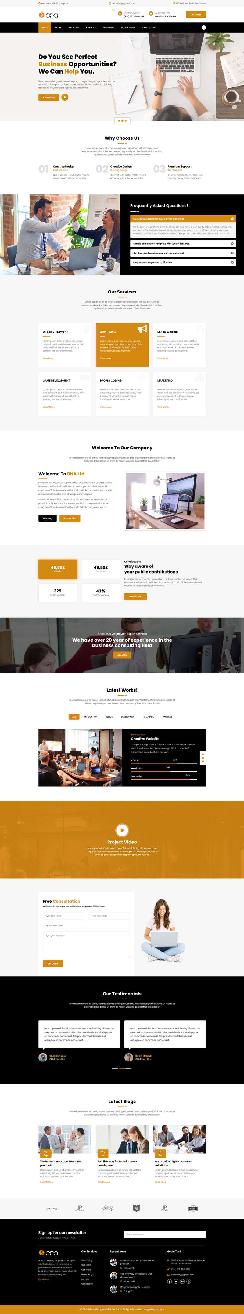 图片[1]-多用途的商务企业展示HTML模板-小栈资源网