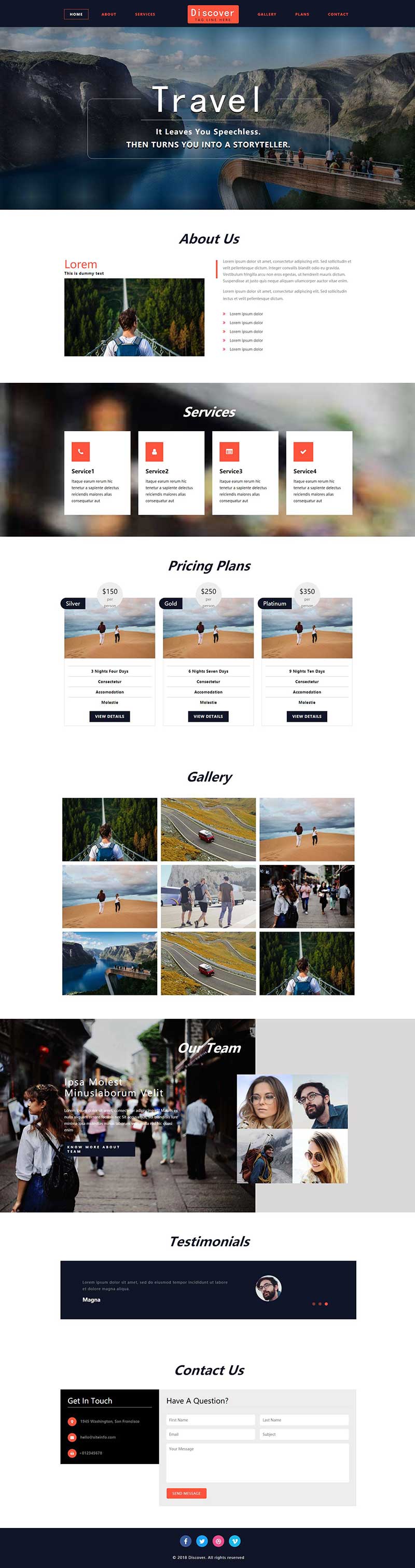 图片[1]-大气宽屏html展示型旅游网页模板-小栈资源网