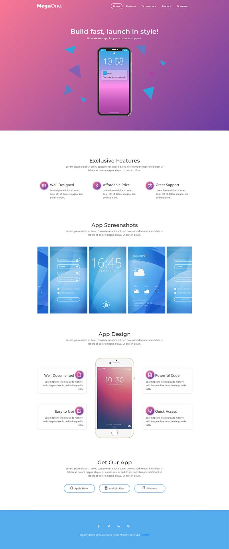 图片[1]-APP开发设计服务公司网站模板-小栈资源网