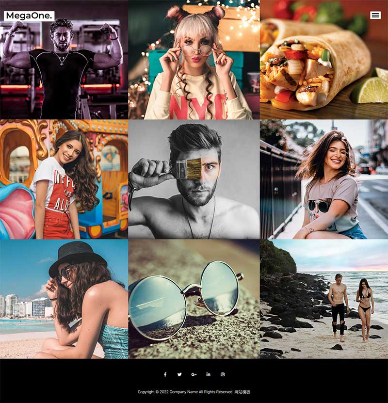 图片[1]-创意摄影作品图片集分享网站模板-小栈资源网