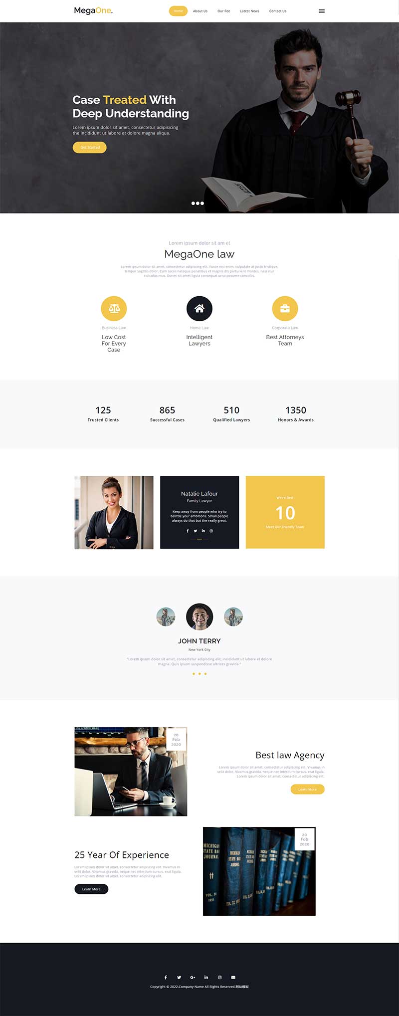 图片[1]-法律咨询服务机构HTML5网站模板-小栈资源网