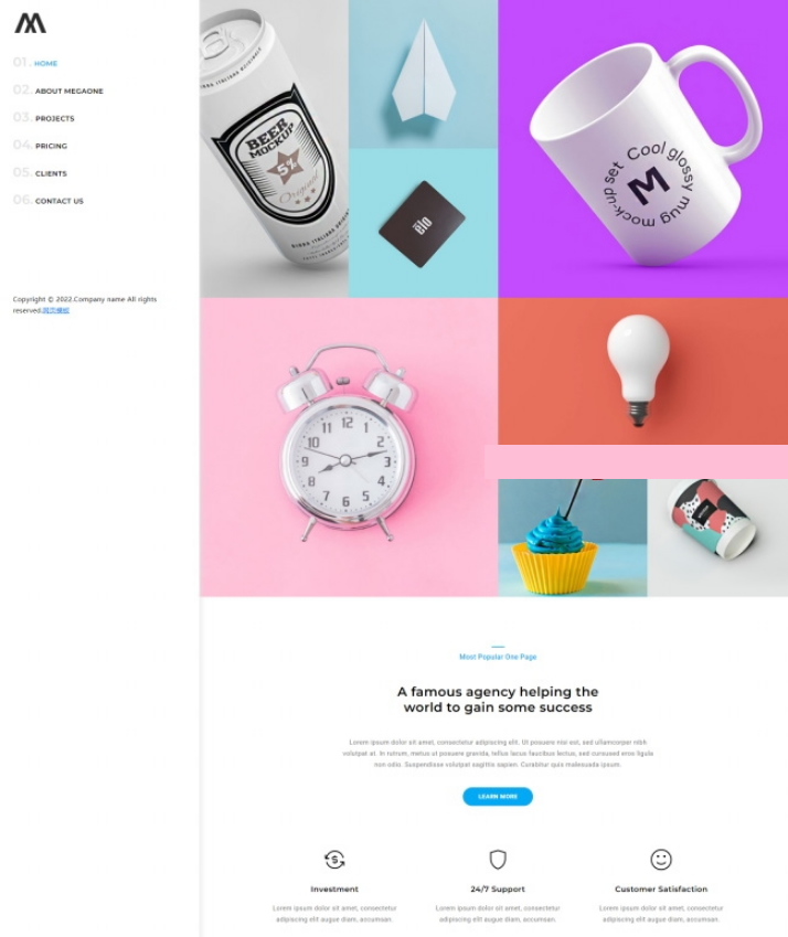 图片[1]-创意作品设计工作室网页模板-小栈资源网