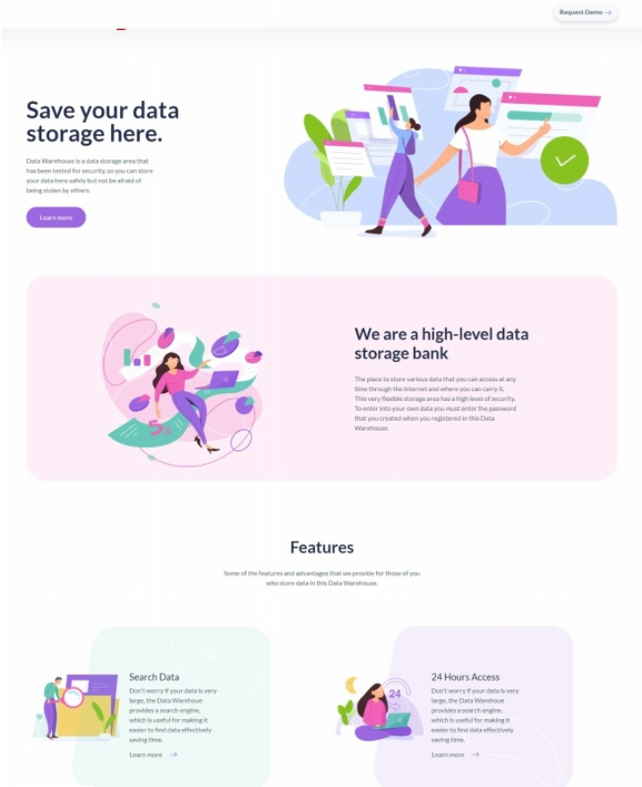图片[1]-数据存储服务公司网站模板-小栈资源网
