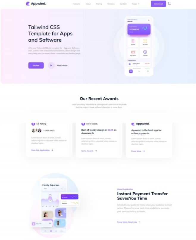 图片[1]-APP开发软件设计CSS网站模板-小栈资源网