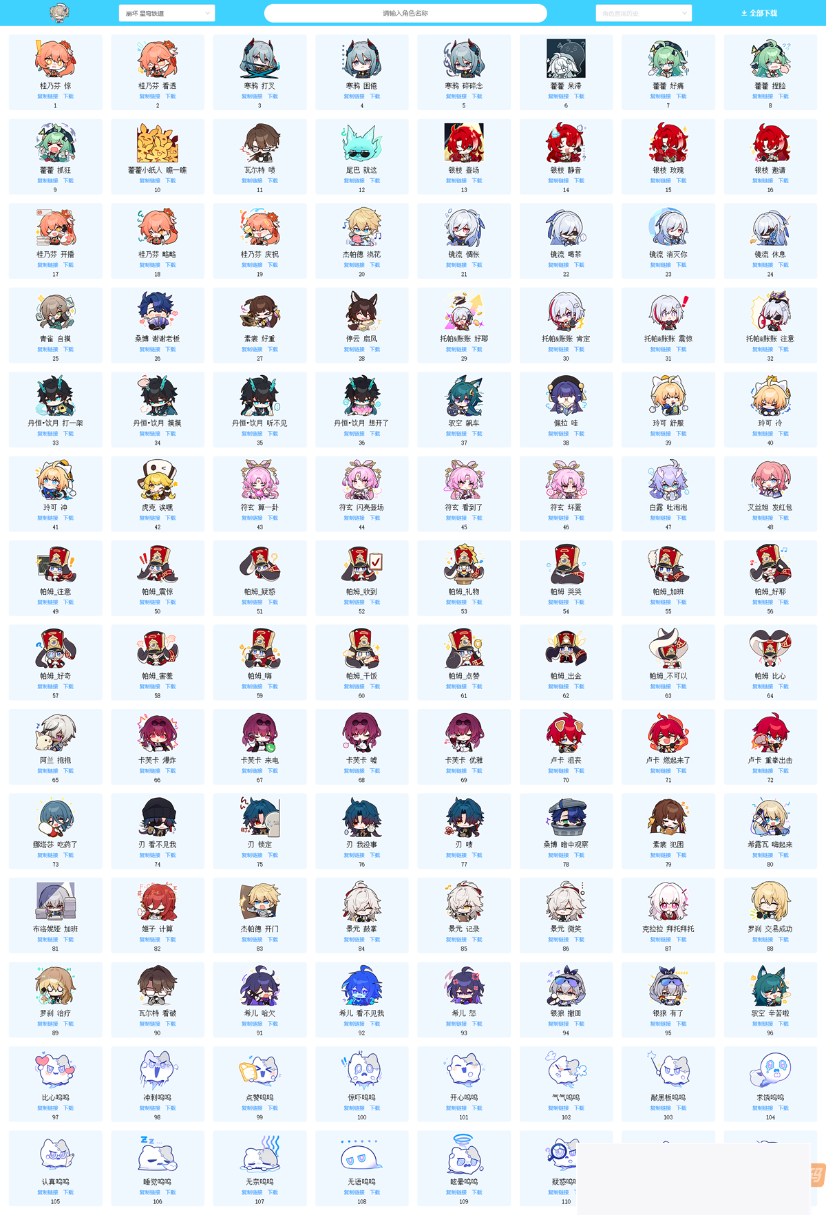 图片[1]-米游社表情包整合网站源码-小栈资源网