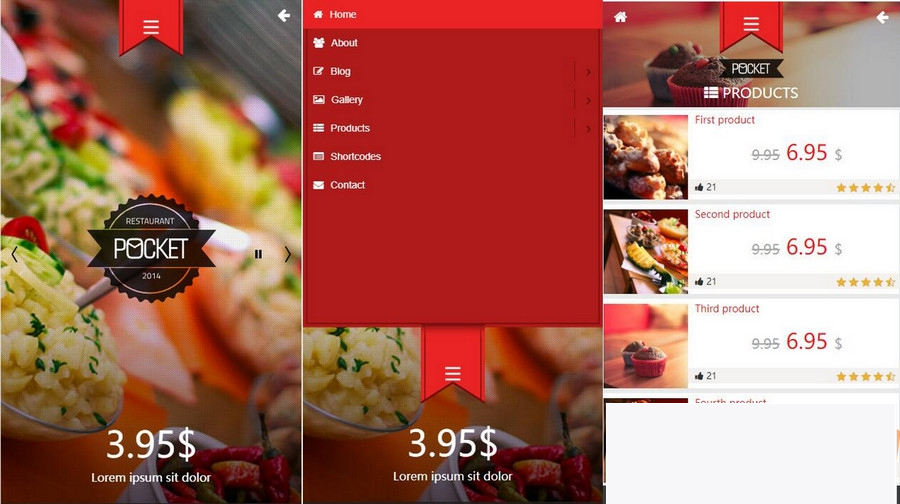 图片[1]-微官网美食订餐HTML5触屏订餐模板源码-小栈资源网